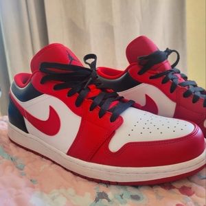Nike Red and White Athletic Shoes